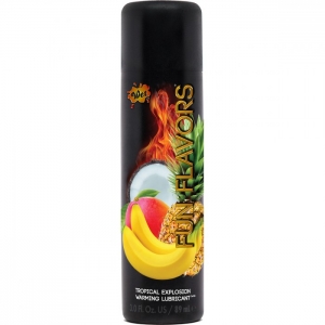 Гель "Wet Flavors Tropical" 4 в 1, с разогревающим эффектом и вкусом фруктов, 89ml