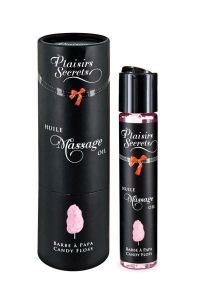 Массажное масло "Plaisirs Secrets" с ароматом и вкусом сахарной ваты, 59ml 