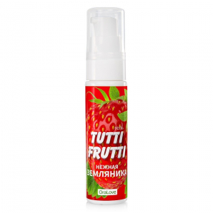 Гель "Tutti-Frutti" с ароматом и вкусом земляники, 30ml