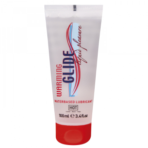 Гель с возбуждающим эффектом "Warming Glide" на водной основе, 100ml