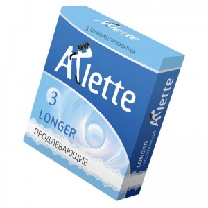 Презервативы "Arlette Longer 3" продлевающие время полового акта, 3шт