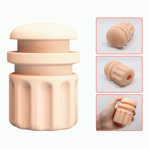 Мастурбатор с вибрацией и стимуляцией головки "Pretty Love Theresa" красный тубус