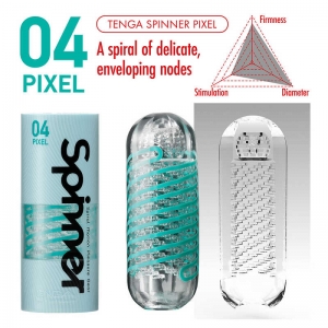 Мастурбатор с прокручивающим эффектом "Tenga Spinner 04"