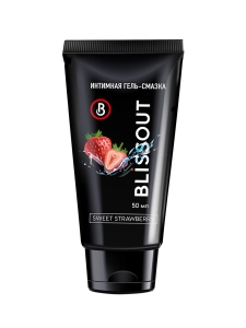 Гель на водной основе "Blissout" с ароматом и вкусом клубники, 50ml