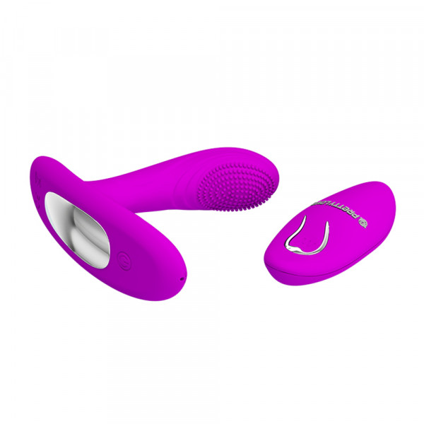 Вибратор в трусики для точки G и клитора "Pretty Love Magic Fingers" дистанционное управление