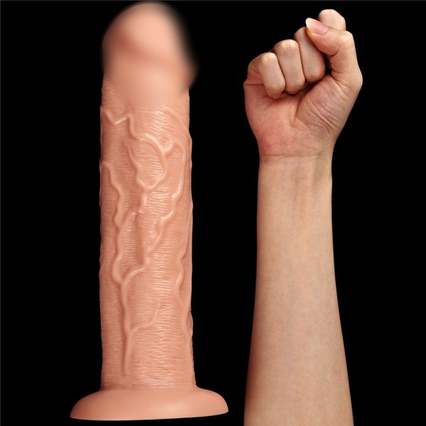 Вибратор на присоске "Lovetoy 11" реалистичный, крупный