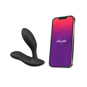 Массажер простаты "We-Vibe Vector +" на дистанционном управлении + приложение, черный