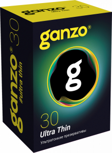 Презервативы "Ganzo Ultra Thin" супер тонкие, 30шт