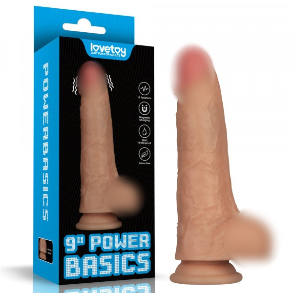 Вибратор реалистичный "Lovetoy Power Basics 8" мега мощный
