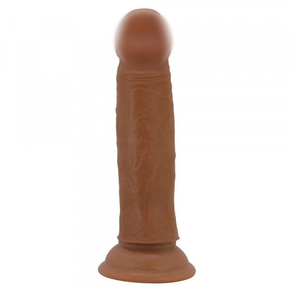 Фаллоимитатор с хребтом "Pretty Love Quentin" суперреалистичный мулат