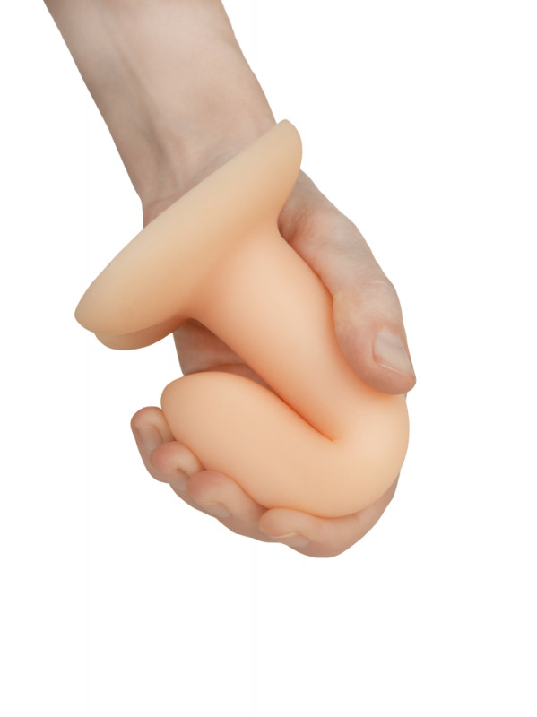 Фаллоимитатор на присоске "Lola Flow" жидкий силикон, реалистичный