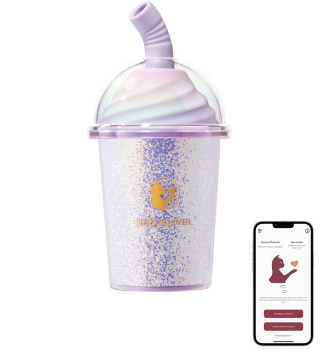 Вакуумный стимулятор клитора с подогревом "BeYourLover Joy Cup" + приложение