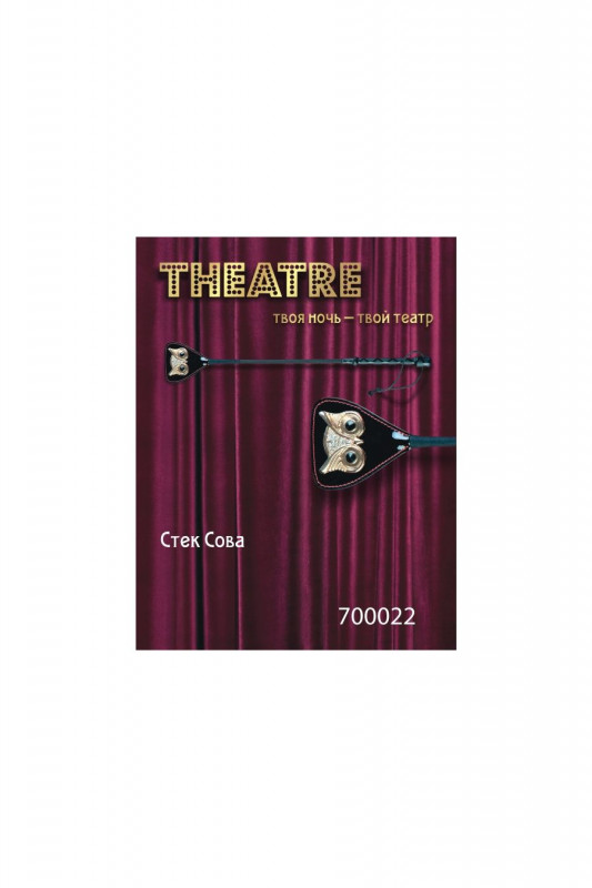 Стек с металлическим украшением в виде совы "Theatre"