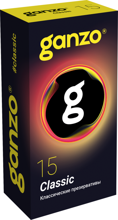 Презервативы "Ganzo Classic" классические, 15шт 